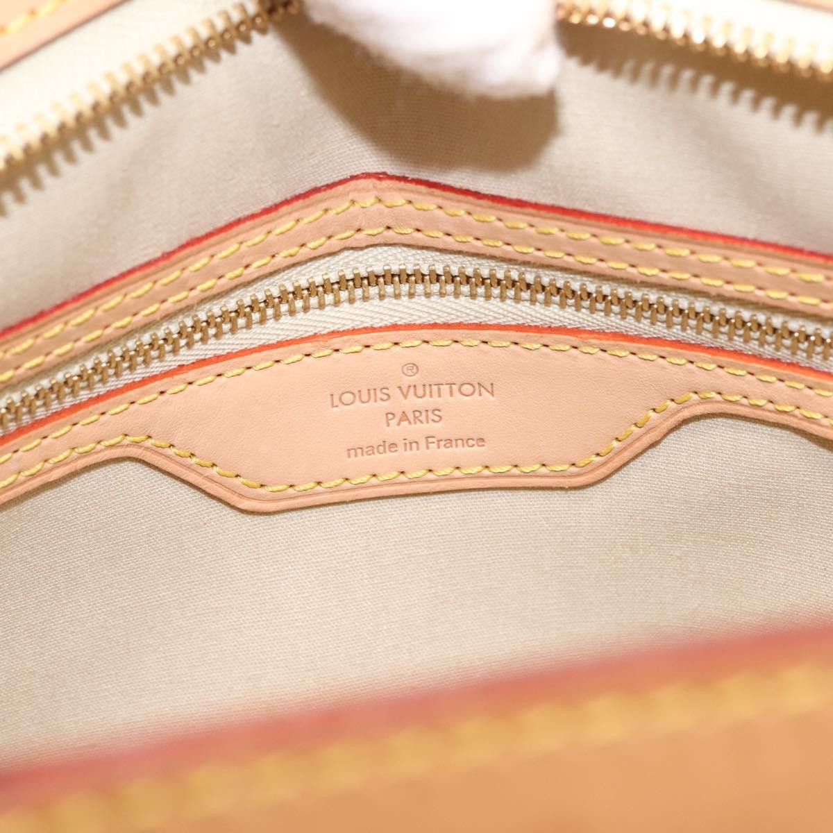 Louis Vuitton Brea Monogram Vernis Beige Patent_Leather Bag (Pre-Owned)