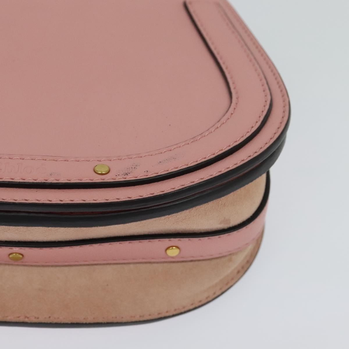 Chloe Nile Leather Pink Leather Handbag (Pre-Owned)