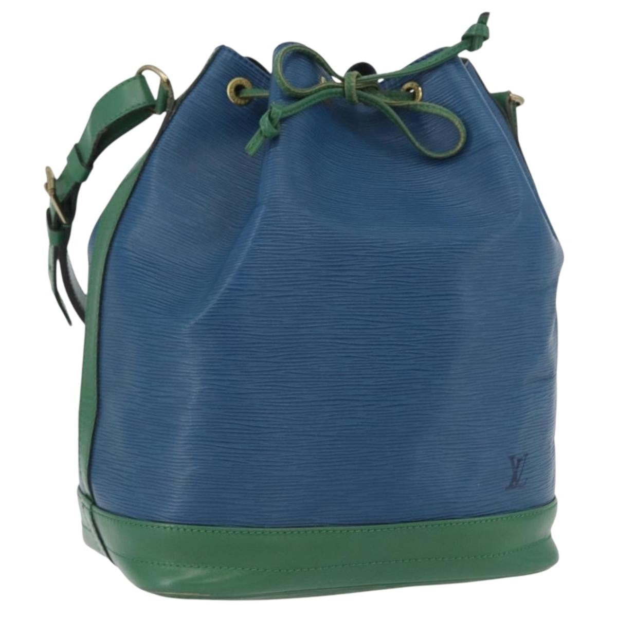 Louis Vuitton Bicolor Noe Epi Leather Blue Leather Shoulder Bag Bag (Pre-Owned)