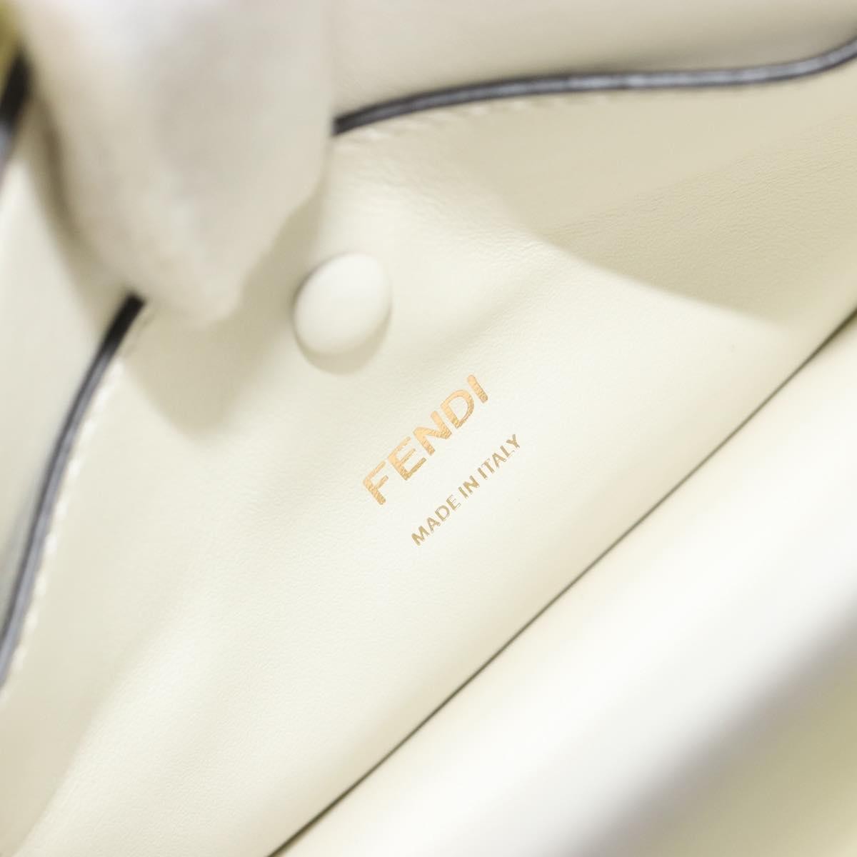 Fendi Kan I F Zucca Pu Clear Canvas Shoulder Bag Bag (Pre-Owned)