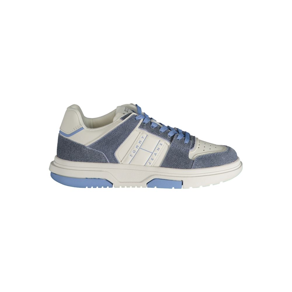 Tommy Hilfiger Light Blue Leather Women Women's Sneaker
