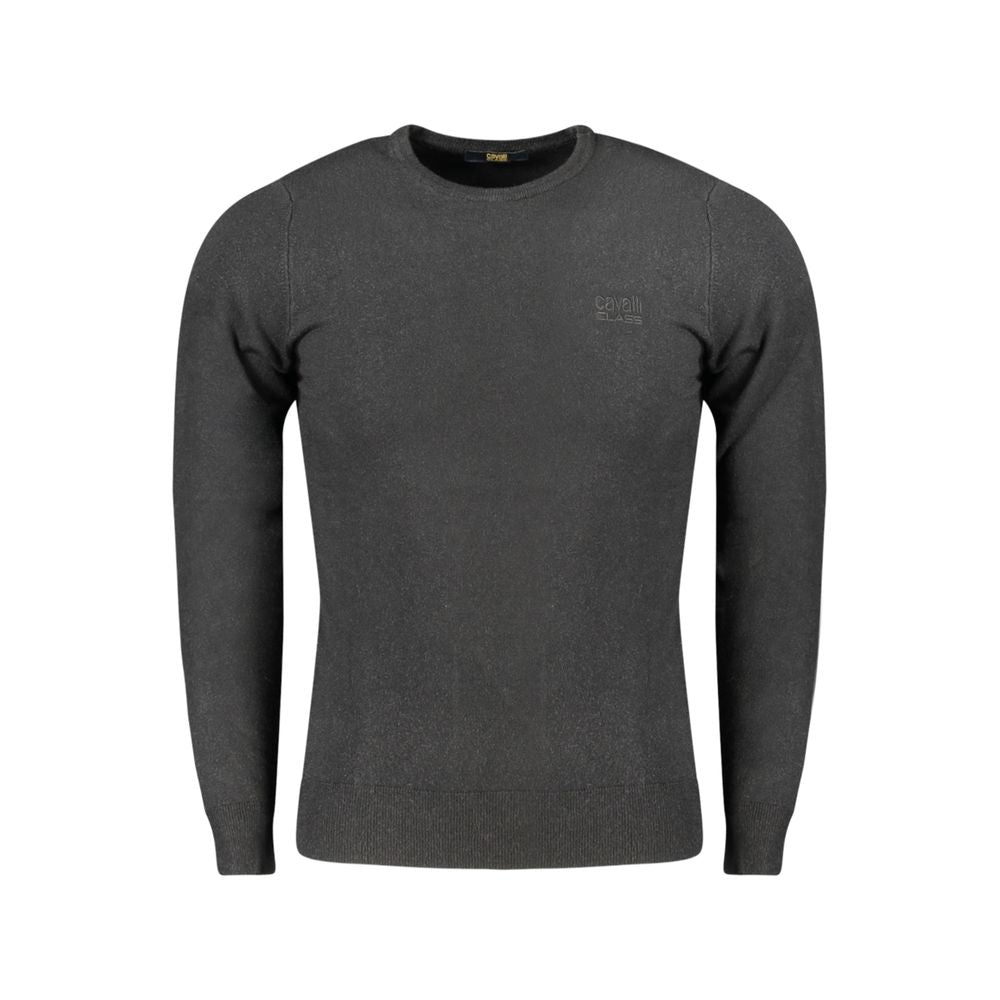 Cavalli Class Nero Viscosa Uomo Men's Maglia