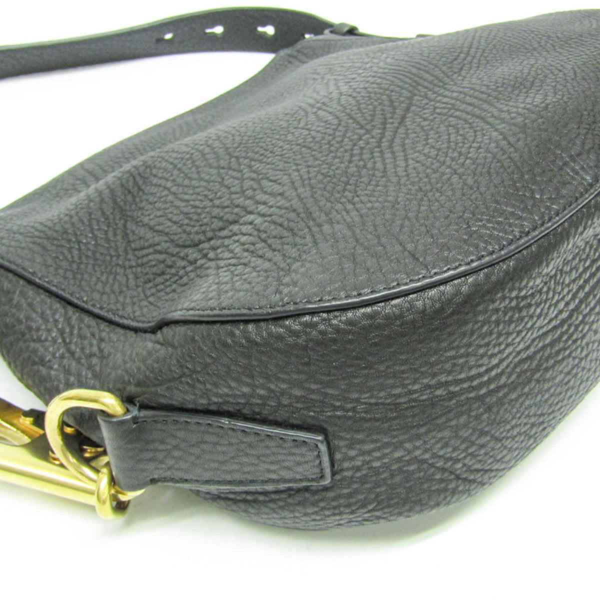 Burberry Zip Clutch Leather Black Leather Clutche & Pouche Bag (Pre-Owned)
