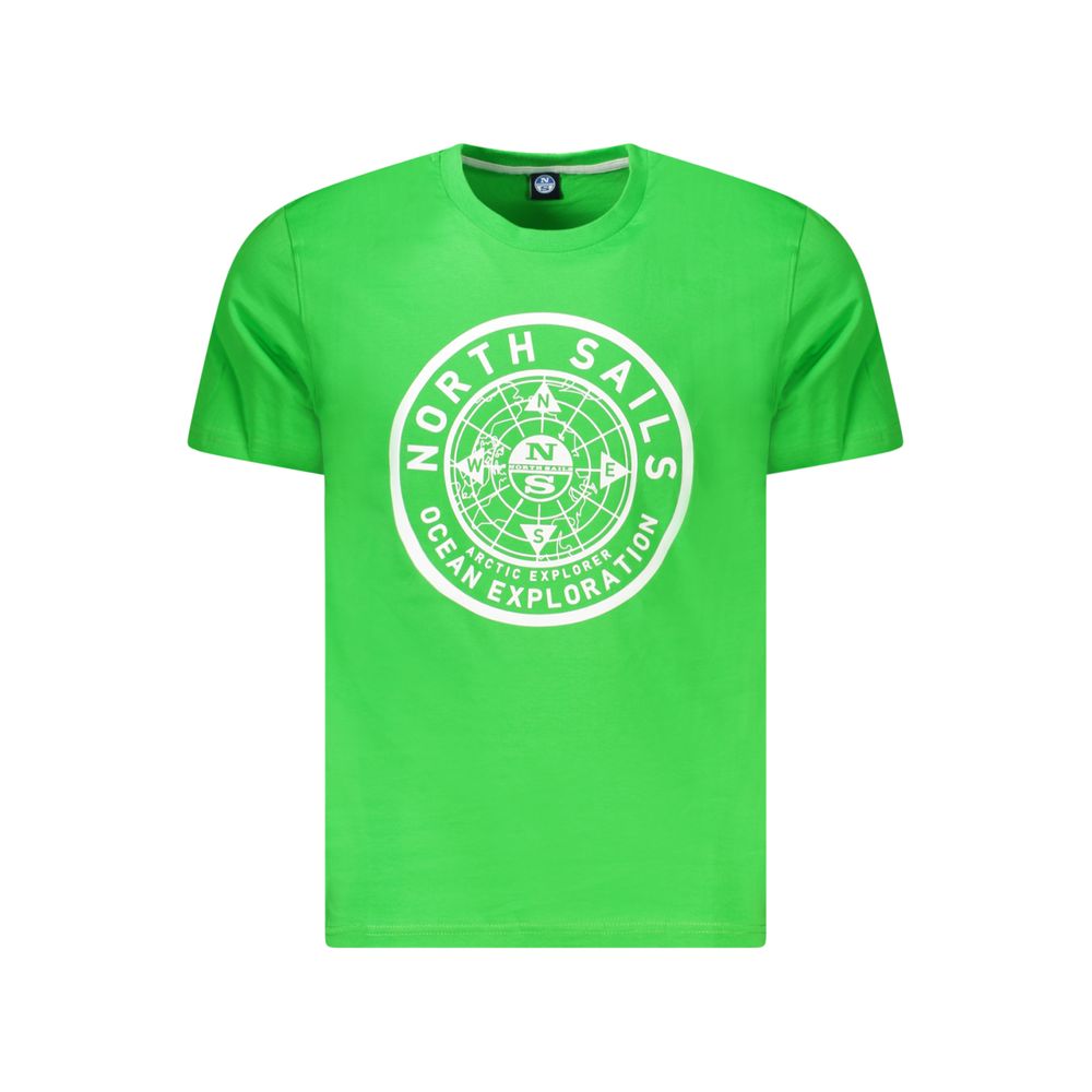 North Sails Verde Cotton Men Men's T-Shirt