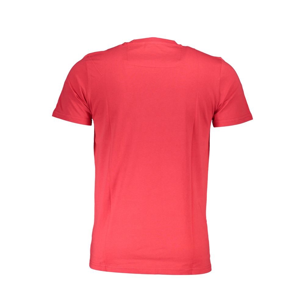 Cavalli Class Rosso Cotton Mens Men's T-Shirt