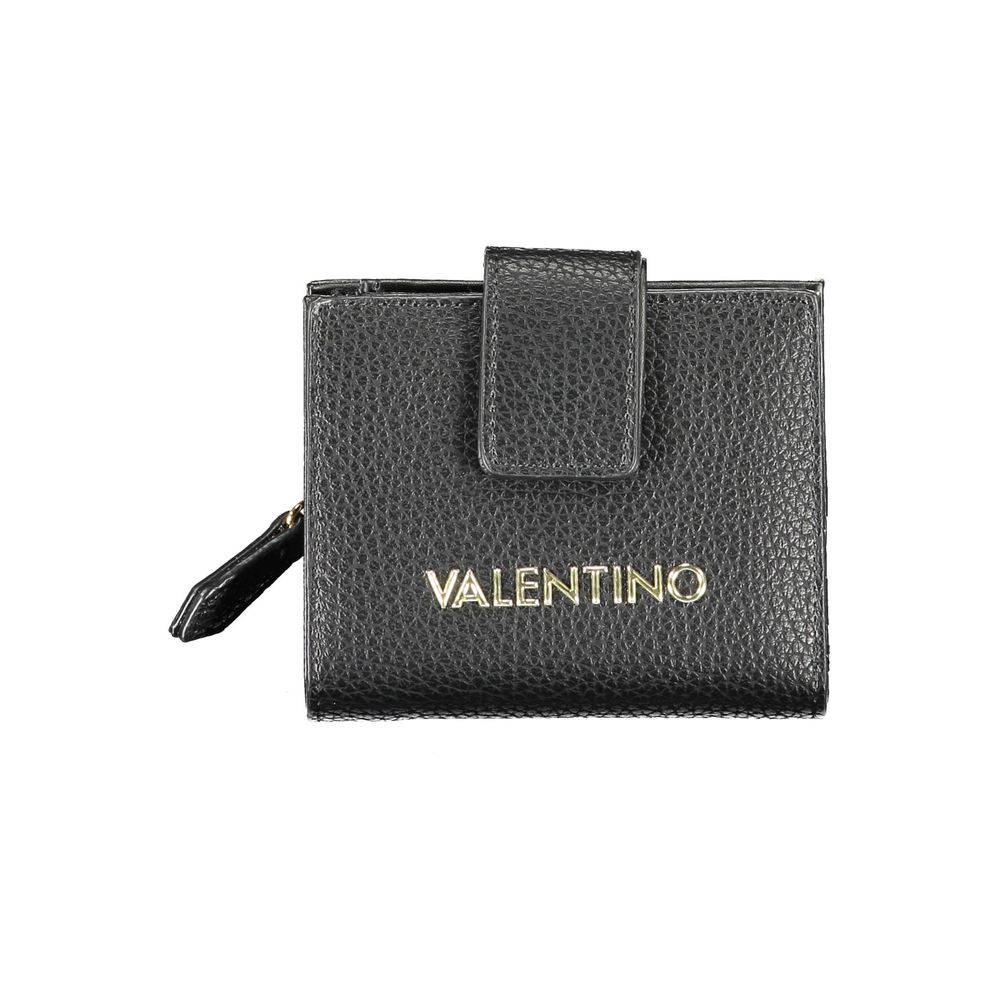 Mario Valentino Black Polyurethane Women's Women's Wallet