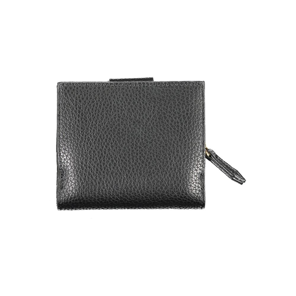 Mario Valentino Black Polyurethane Women's Women's Wallet
