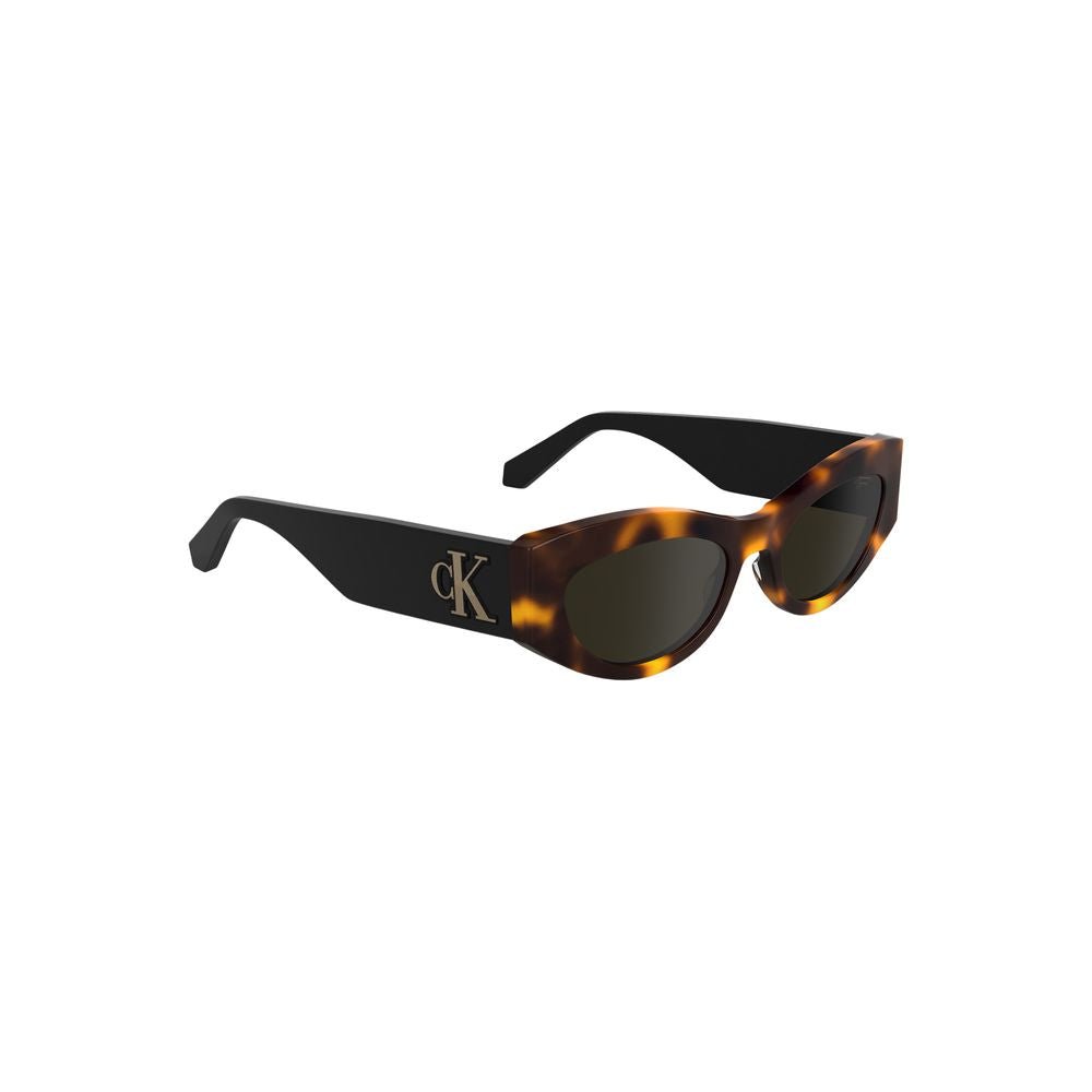 Calvin Klein Marrone Acetate Women Women's Sunglasses
