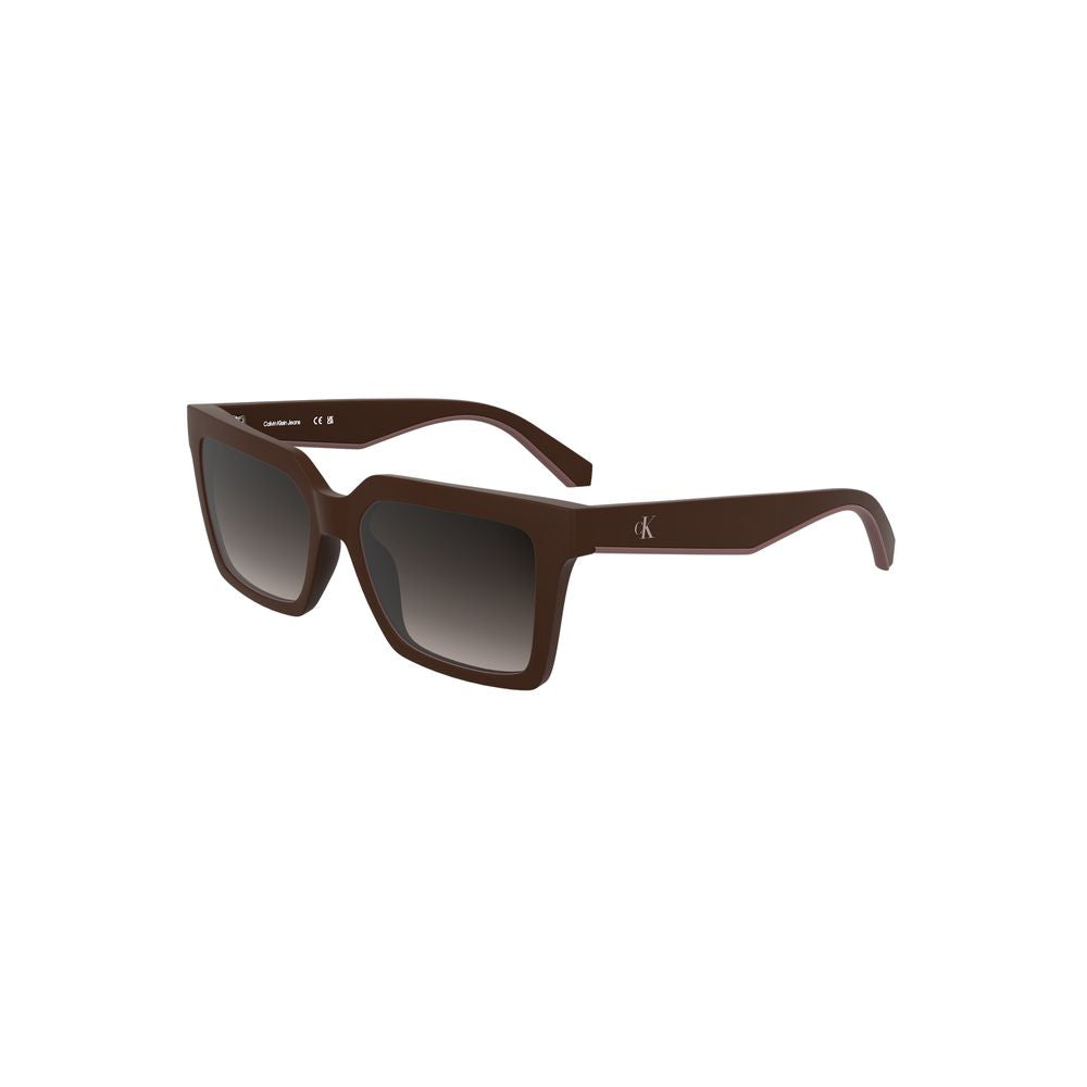 Calvin Klein Red Bio-Based Fabric Women Women's Sunglass