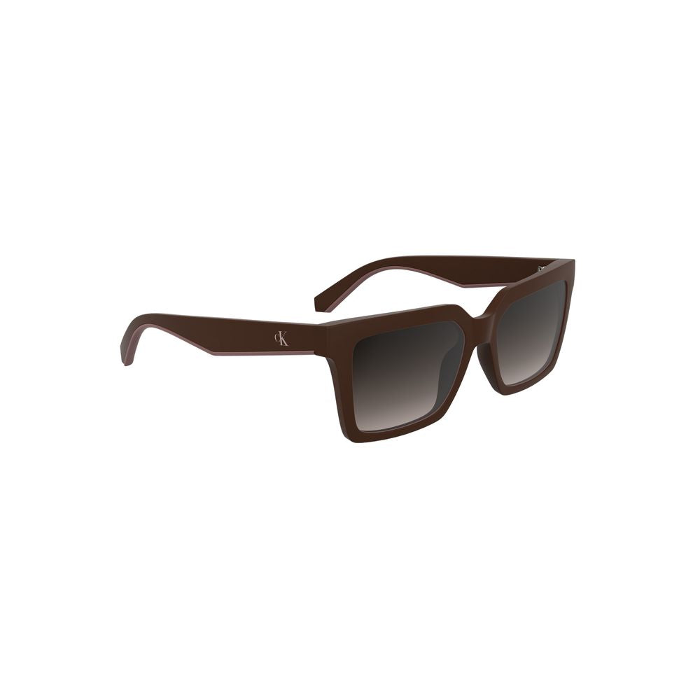 Calvin Klein Red Bio-Based Fabric Women Women's Sunglass