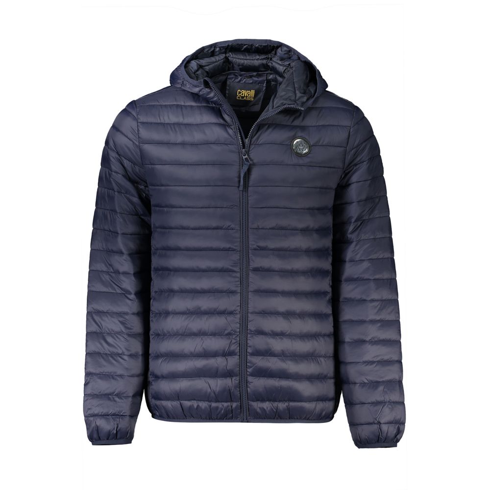 Cavalli Class Blue Polyamide Men's Men's Jacket