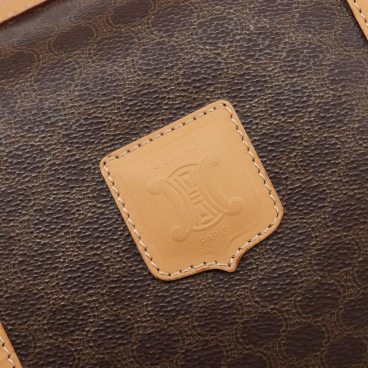 Celine Handbag Canvas Brown Canvas Handbag (Pre-Owned)