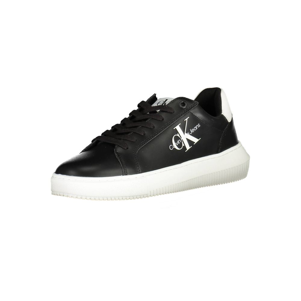 Calvin Klein Nero Leather Men Men's Sneaker