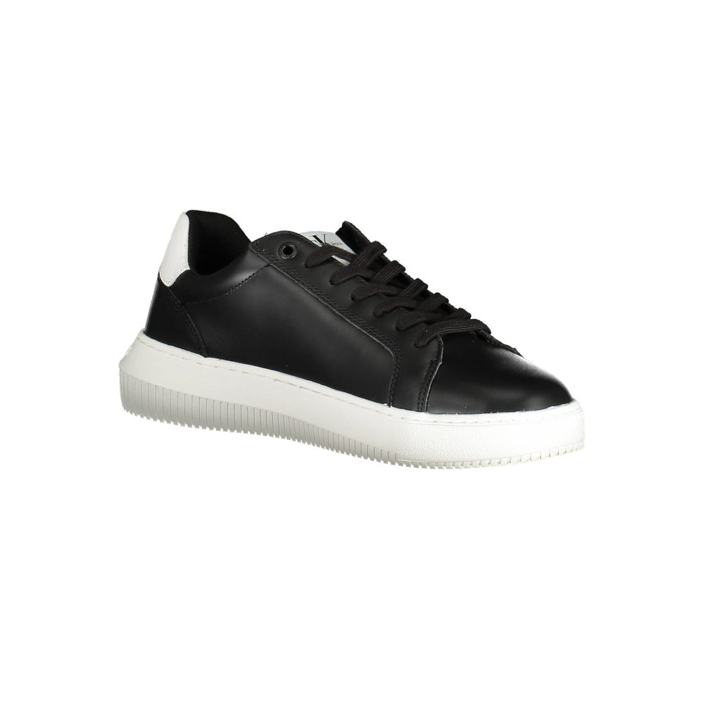 Calvin Klein Nero Leather Men Men's Sneaker