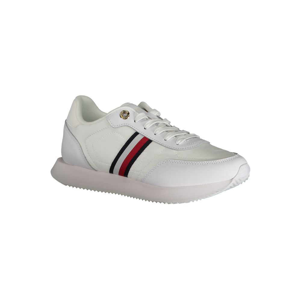 Tommy Hilfiger White Polyester Women's Sneaker