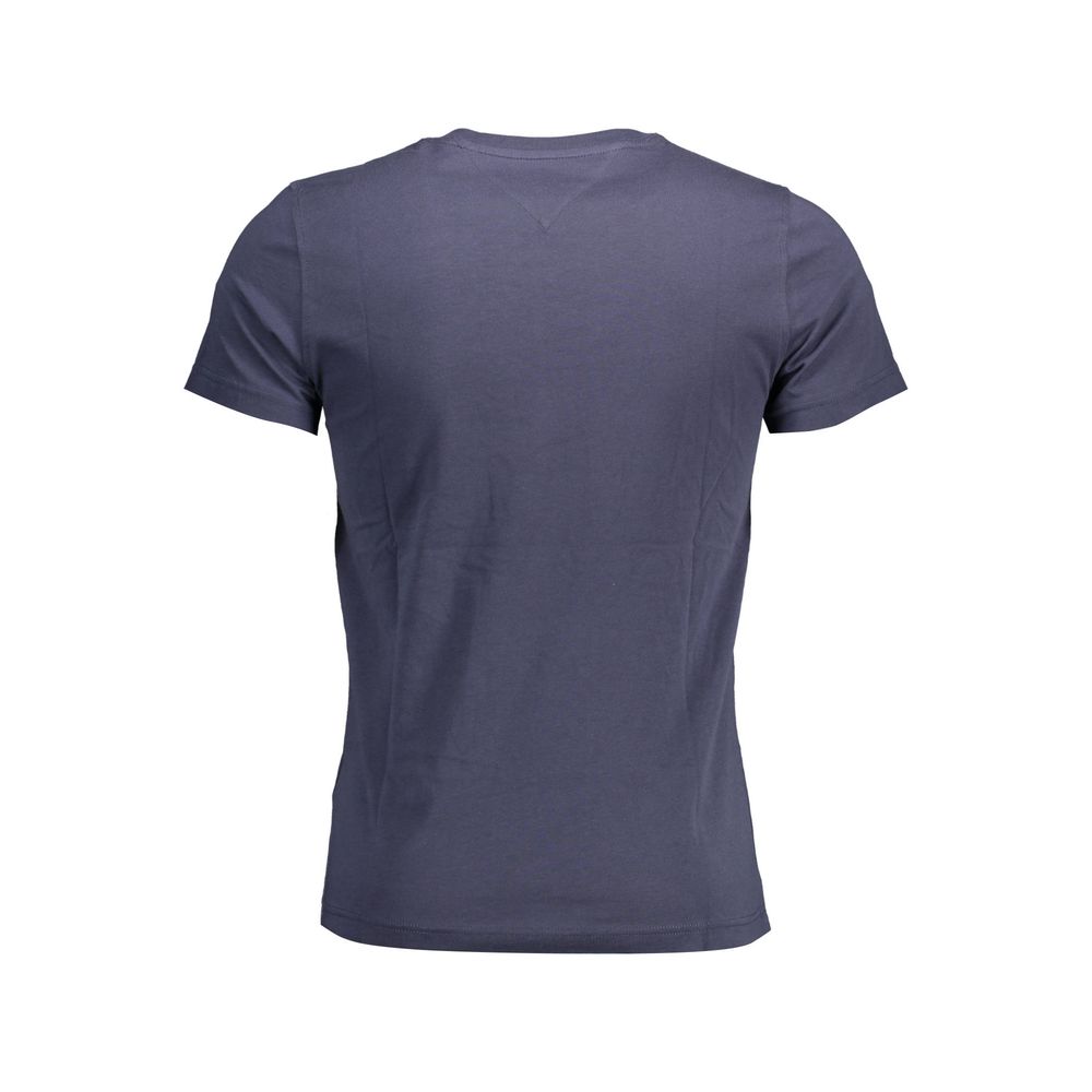 Tommy Hilfiger Blue Organic Cotton Men Men's T-Shirt