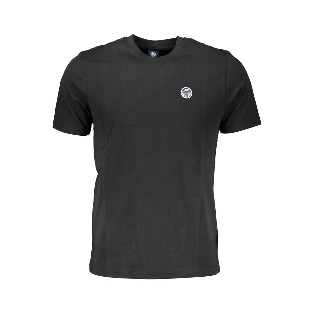 North Sails Black Cotton Men Men's T-Shirt