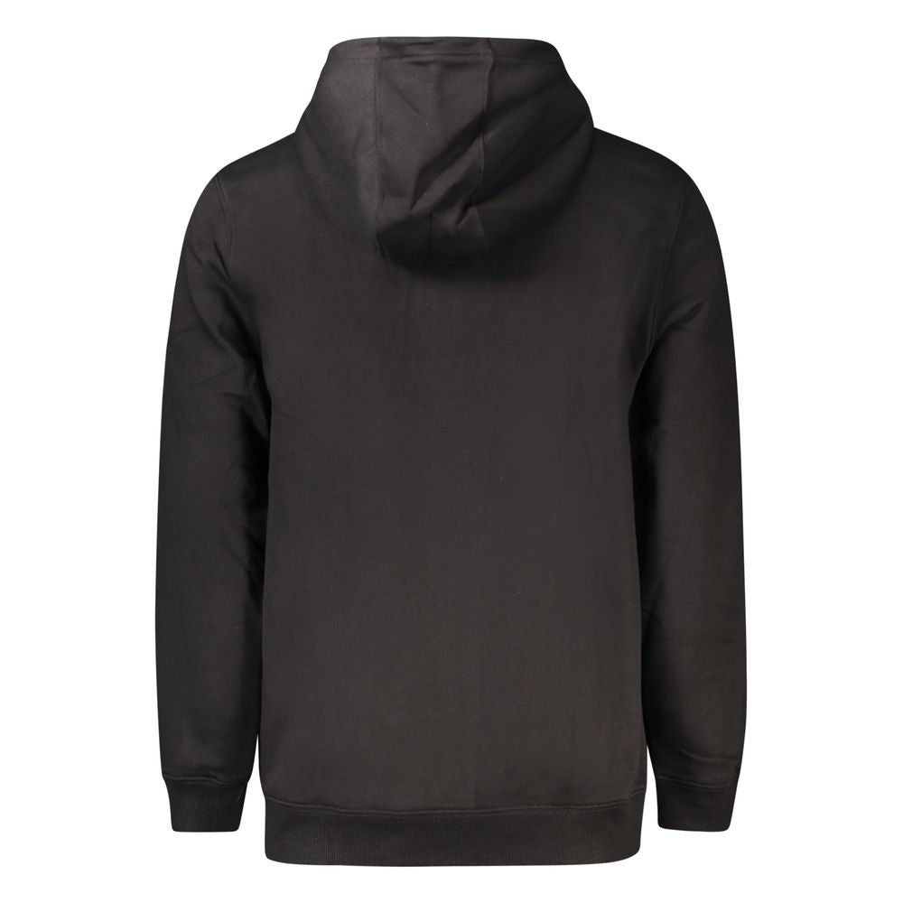 Tommy Hilfiger Black Cotton Men's Hoodie Men's Sweatshirt