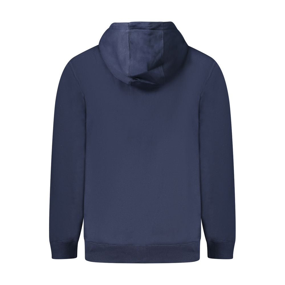 Tommy Hilfiger Blue Cotton Men's Hooded Men's Sweatshirt