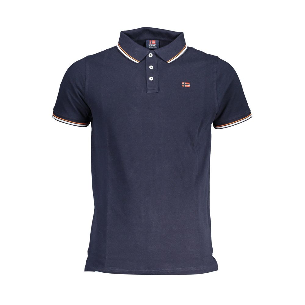 Norway 1963 Navy Cotton Men Men's Polo