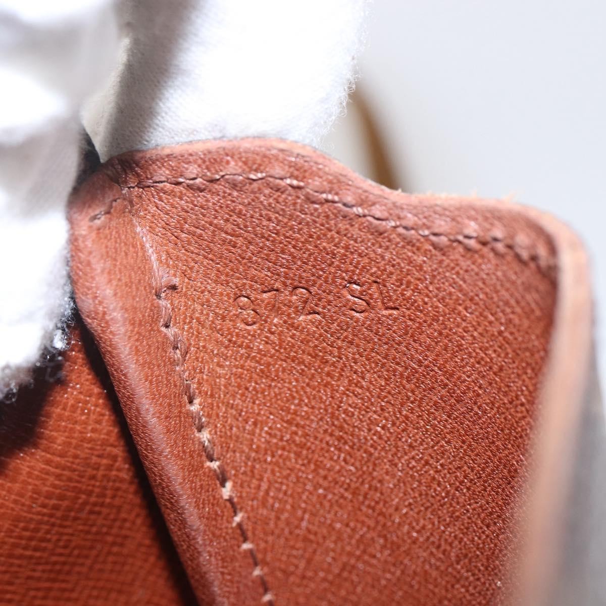 Louis Vuitton Cartouchiere Monogram Canvas Brown Canvas Shoulder Bag Bag (Pre-Owned)