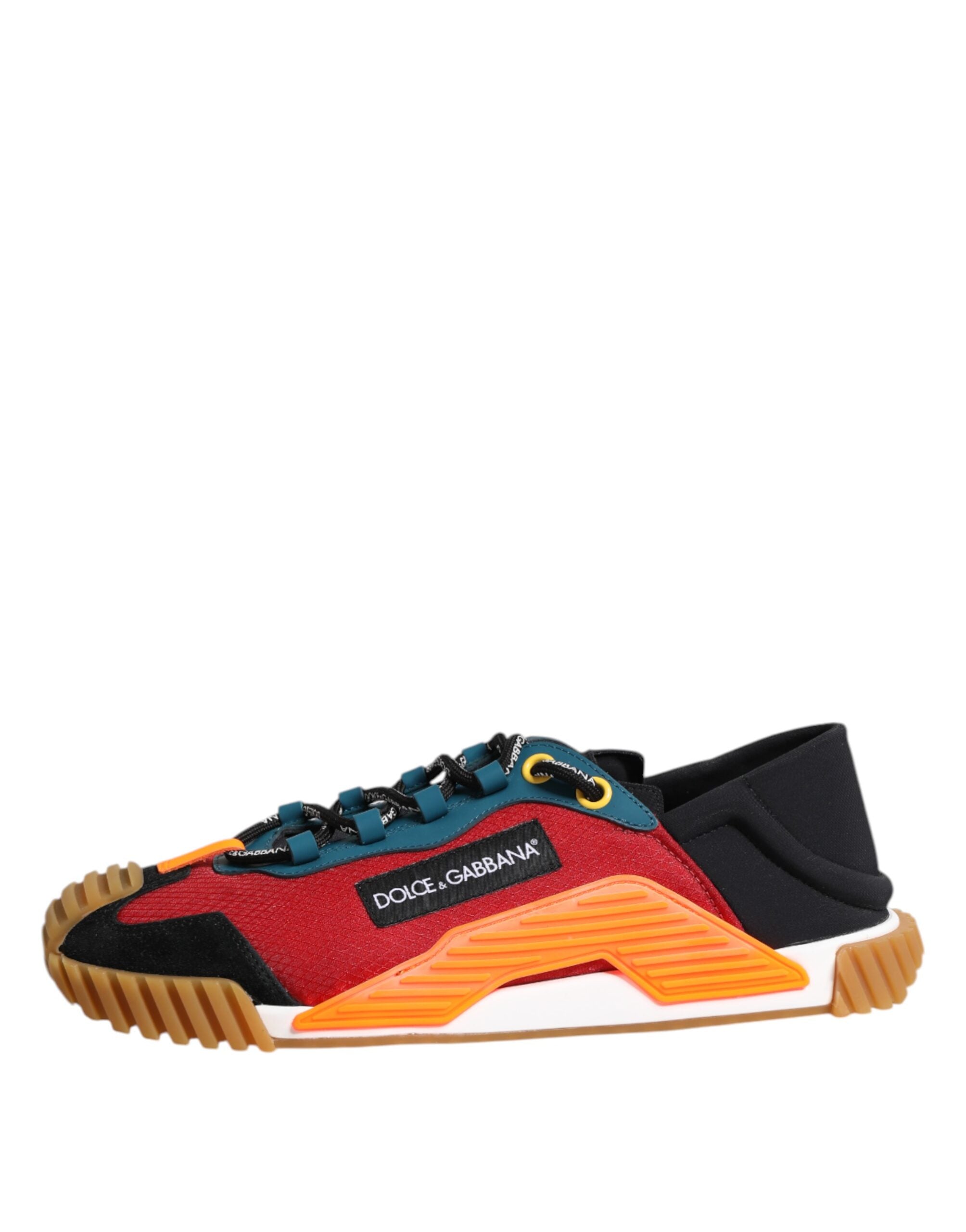 Dolce & Gabbana Multicolor Logo Low Top NS1 Sneakers Men's Shoes