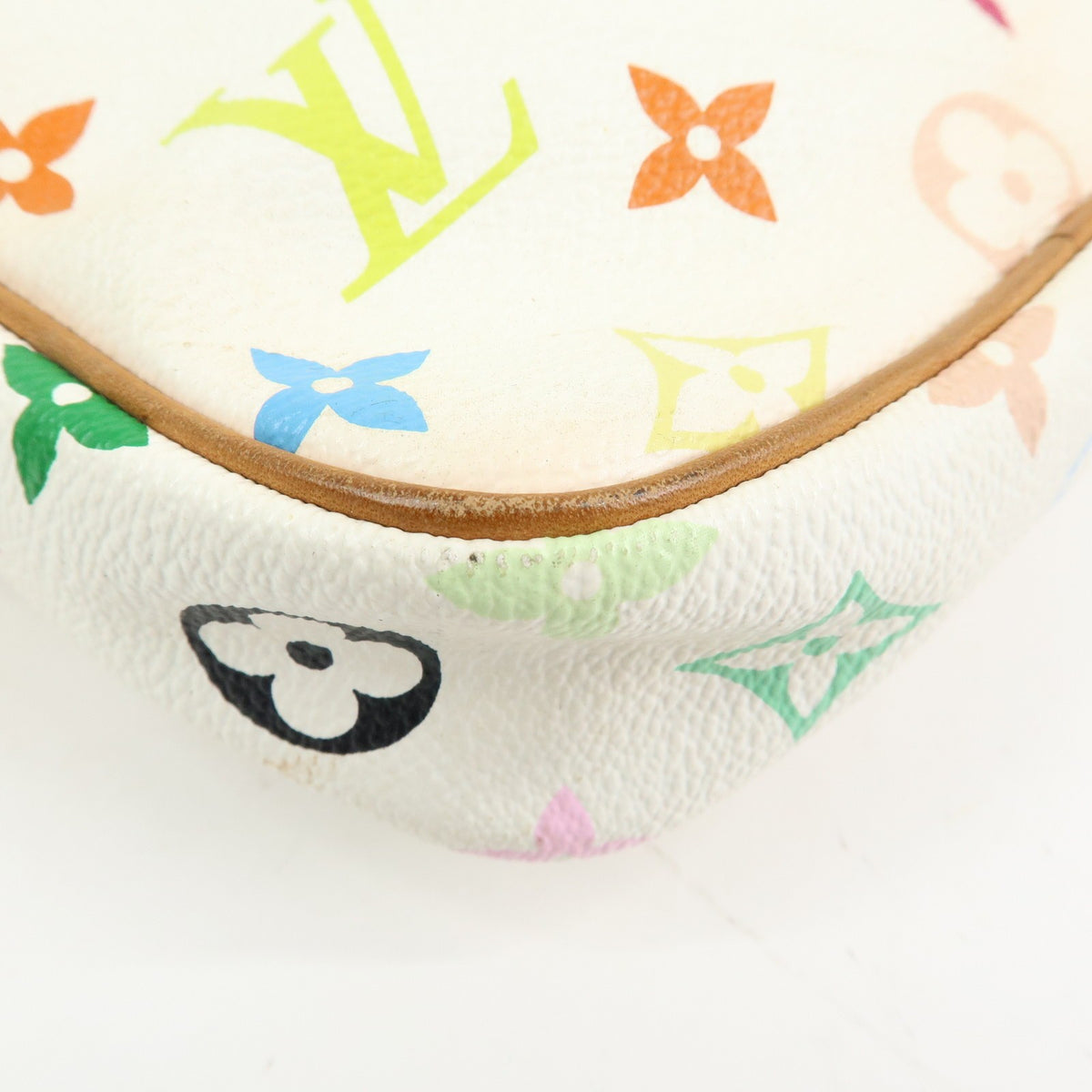 Louis Vuitton Rift Monogram Multicolor White Canvas Handbag (Pre-Owned)