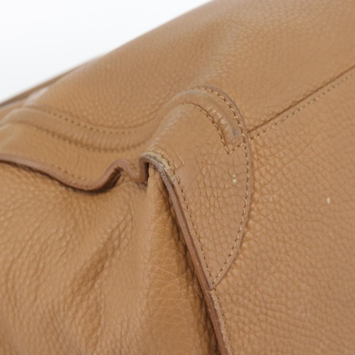 Celine Luggage Grainy Leather Brown Leather Tote Bag Bag (Pre-Owned)