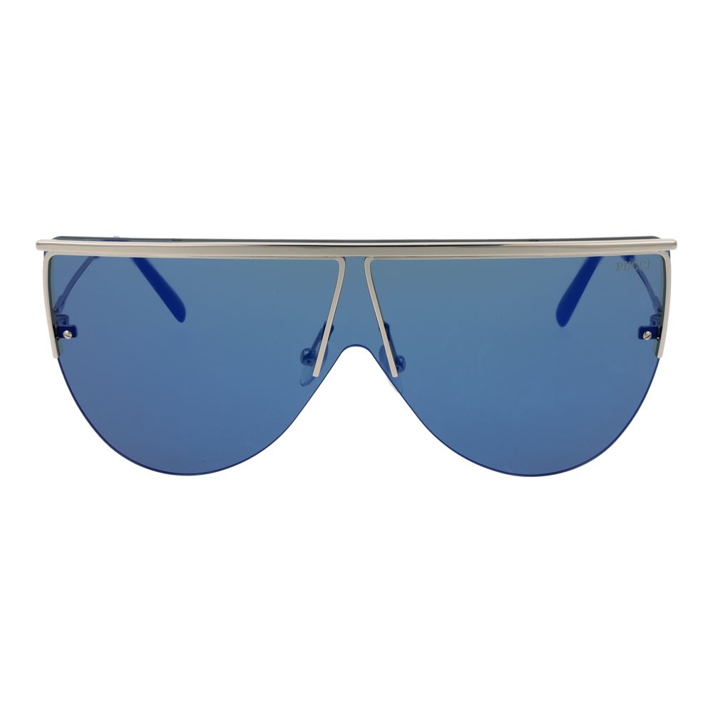 Emilio Pucci Silver Metal Women's Sunglasses