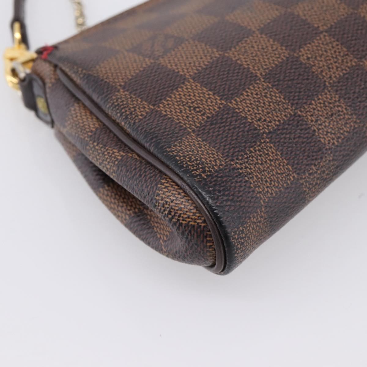 Louis Vuitton Eva Damier Brown Canvas Handbag (Pre-Owned)