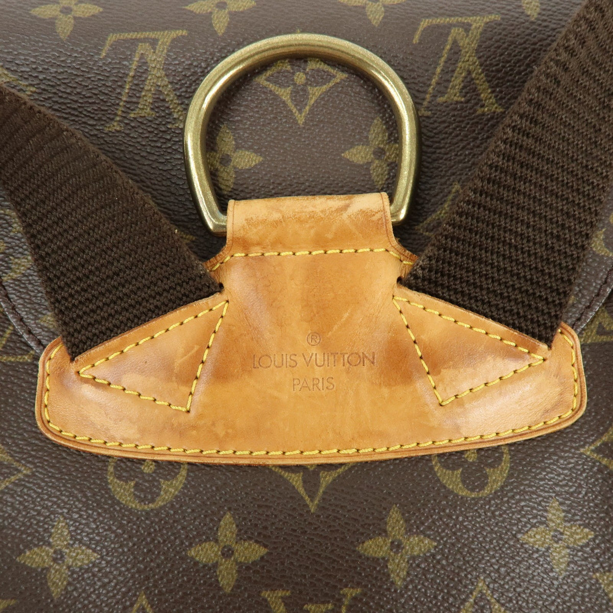 Louis Vuitton Vintage Montsouris Monogram Canvas Brown Canvas Backpack Bag (Pre-Owned)