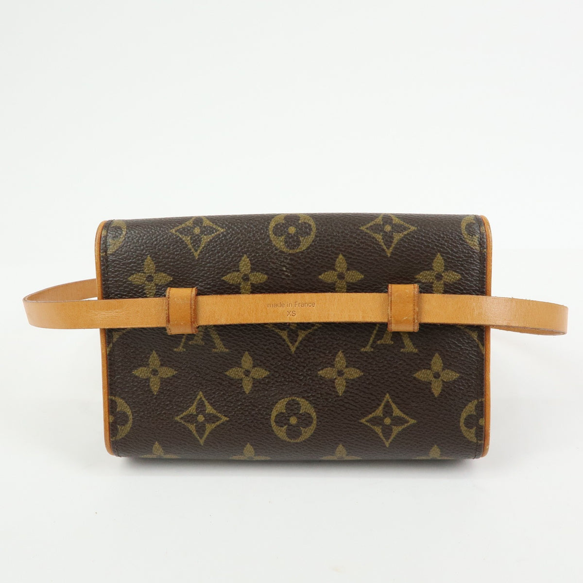 Louis Vuitton Florentine Waist Monogram Canvas Brown Canvas Handbag (Pre-Owned)