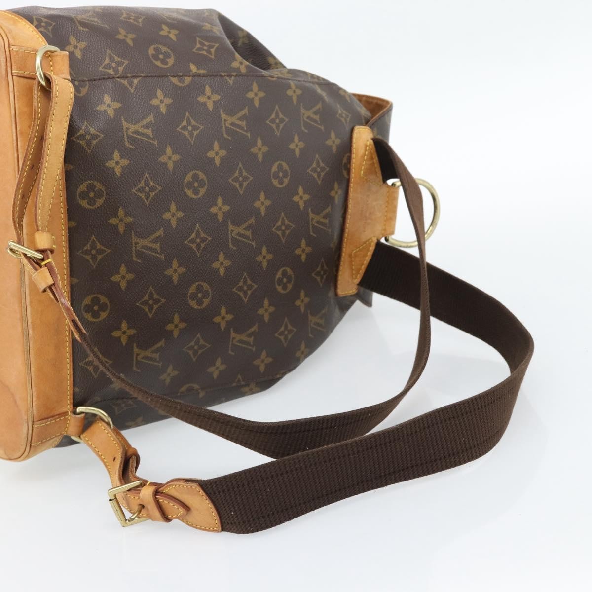 Louis Vuitton Vintage Montsouris Monogram Canvas Brown Canvas Backpack Bag (Pre-Owned)