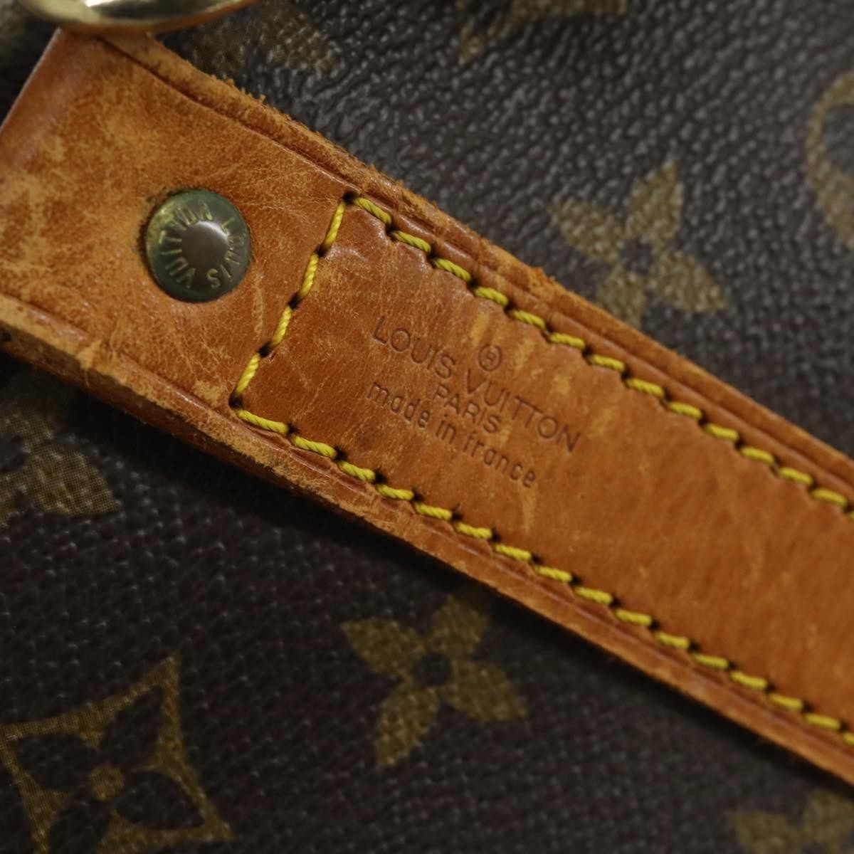 Louis Vuitton Keepall Bandouliere Monogram Canvas Brown Canvas Travel Bag Bag (Pre-Owned)
