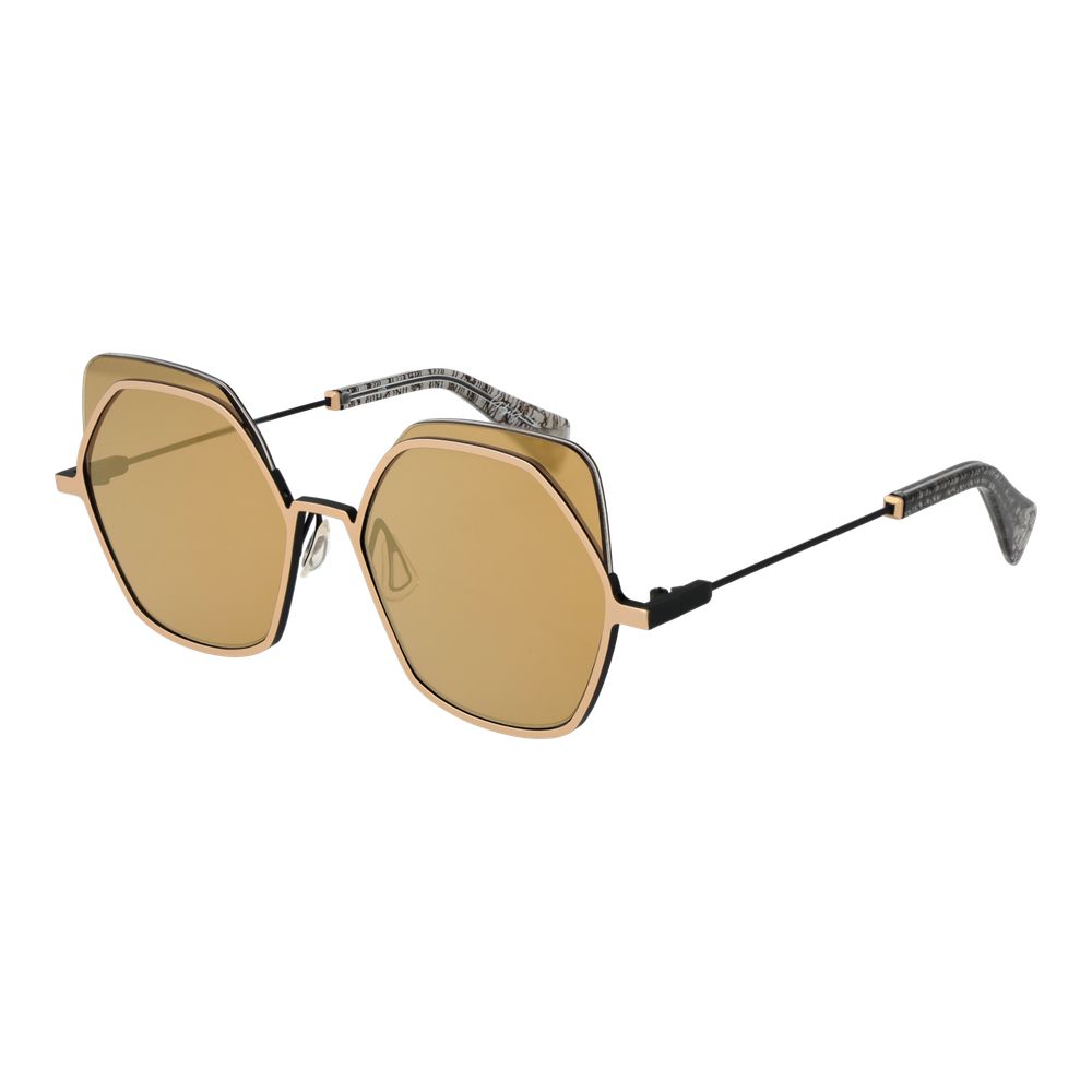 Yohji Yamamoto Gold Stainless Steel  Sunglasses