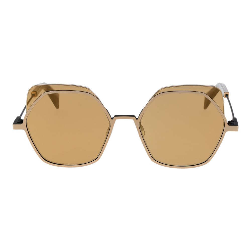 Yohji Yamamoto Gold Stainless Steel  Sunglasses