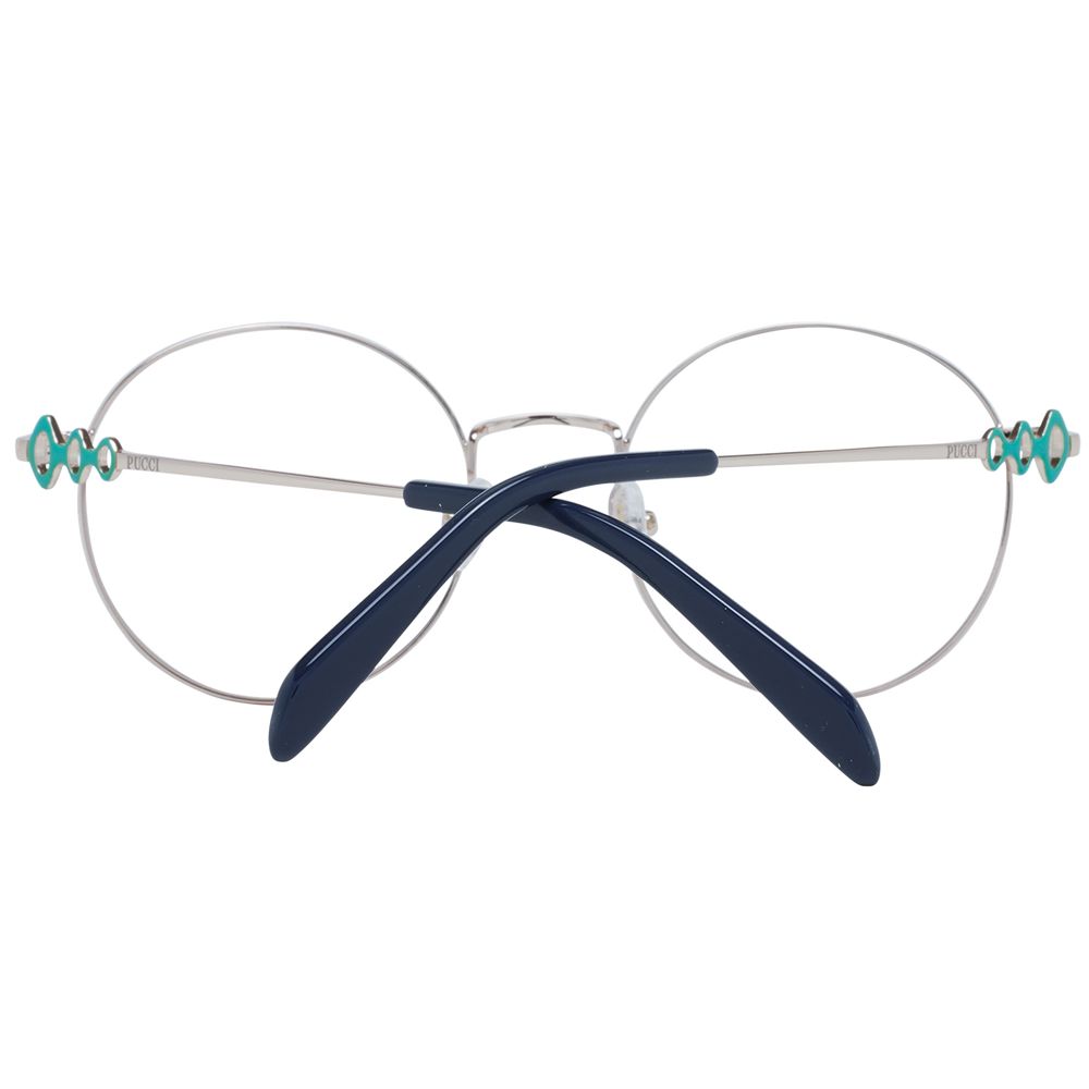Emilio Pucci Blue Metal Glasses Women's (Frames)