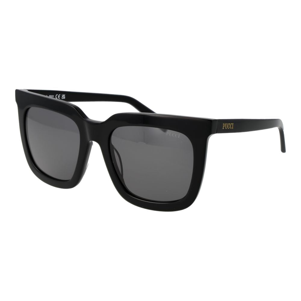 Emilio Pucci Black Acetate Women's Sunglasses