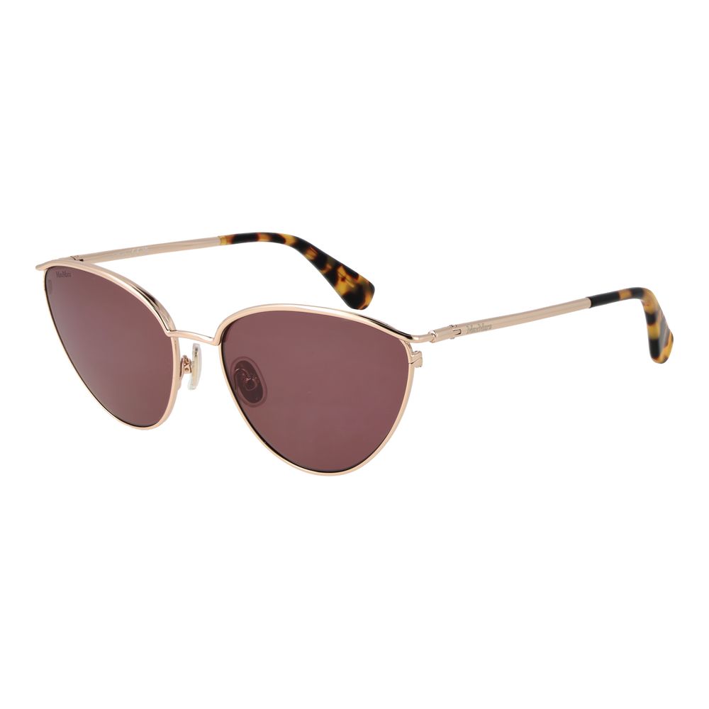 Max Mara Gold Metal Women's Sunglasses