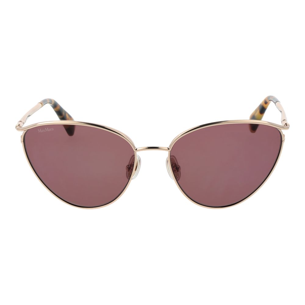 Max Mara Gold Metal Women's Sunglasses
