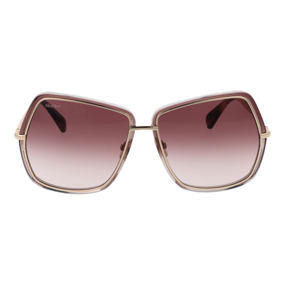 Max Mara Gold Metal Women's Sunglasses