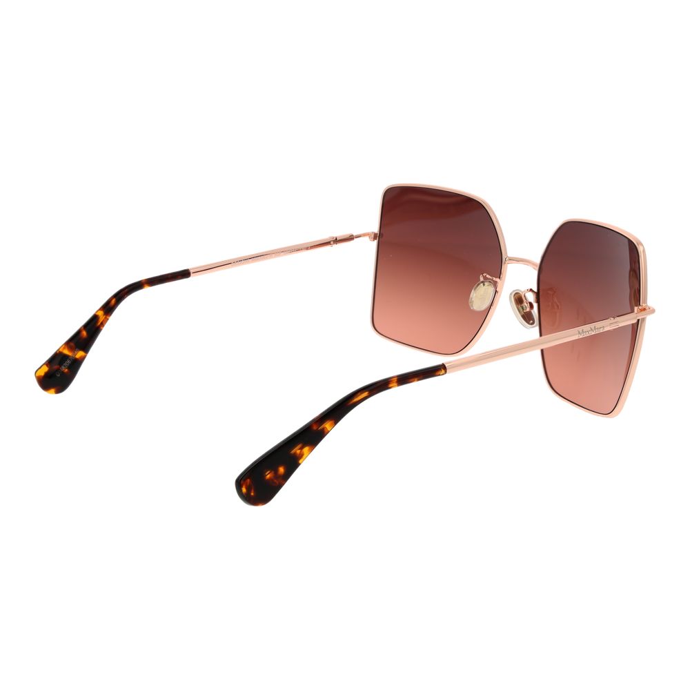 Max Mara Rose Gold Metal Women's Sunglasses