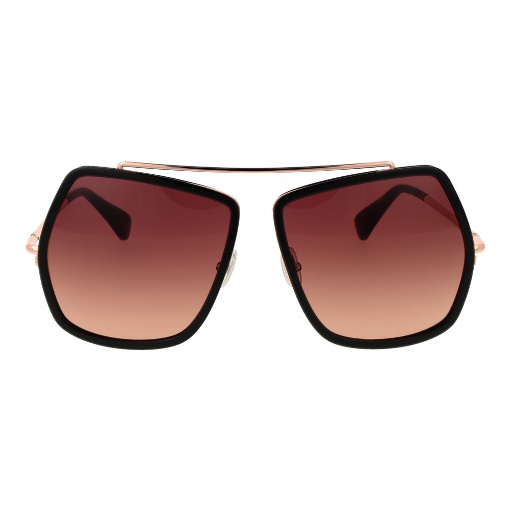 Max Mara Brown Metal Women's Sunglasses