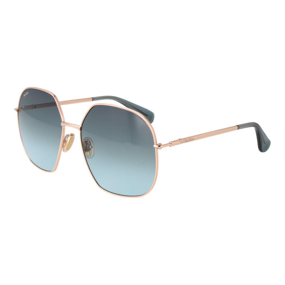 Max Mara Rose Gold Metal Women's Sunglasses
