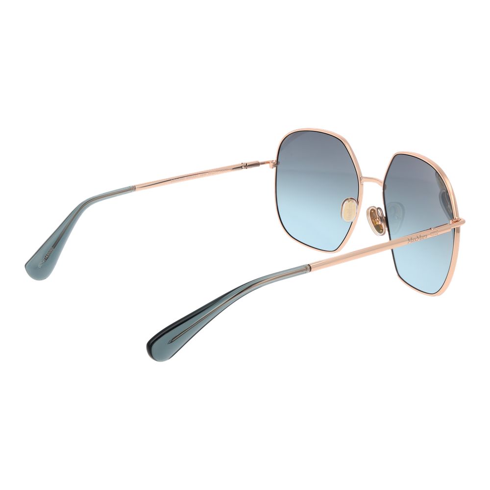 Max Mara Rose Gold Metal Women's Sunglasses
