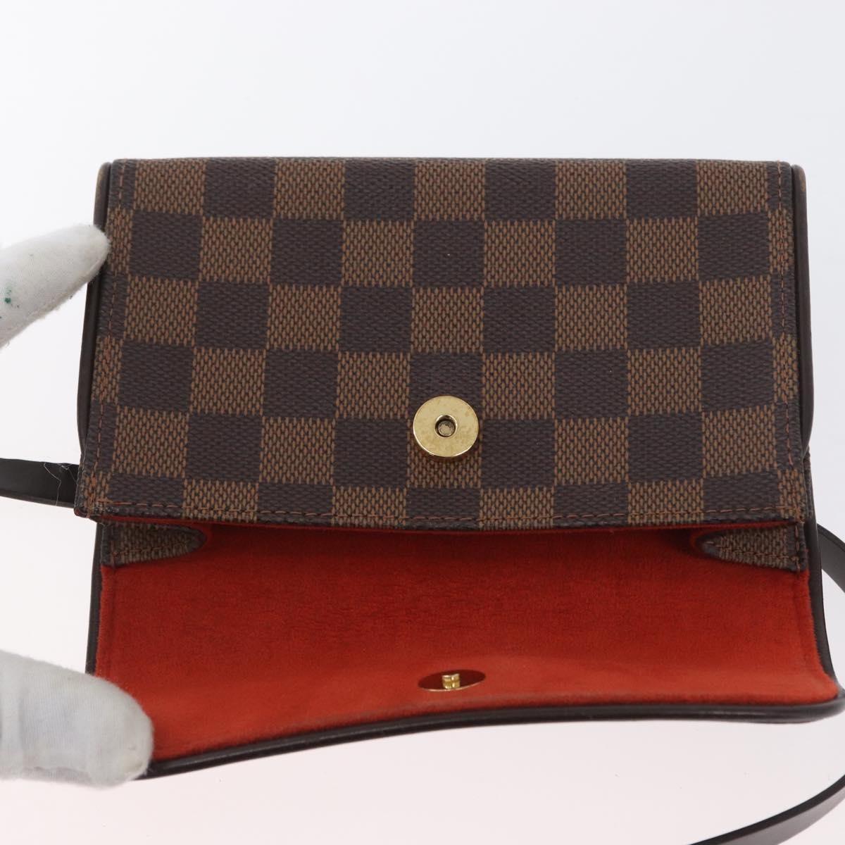 Louis Vuitton Florentine Waist Monogram Canvas Brown Canvas Clutche & Pouche Bag (Pre-Owned)