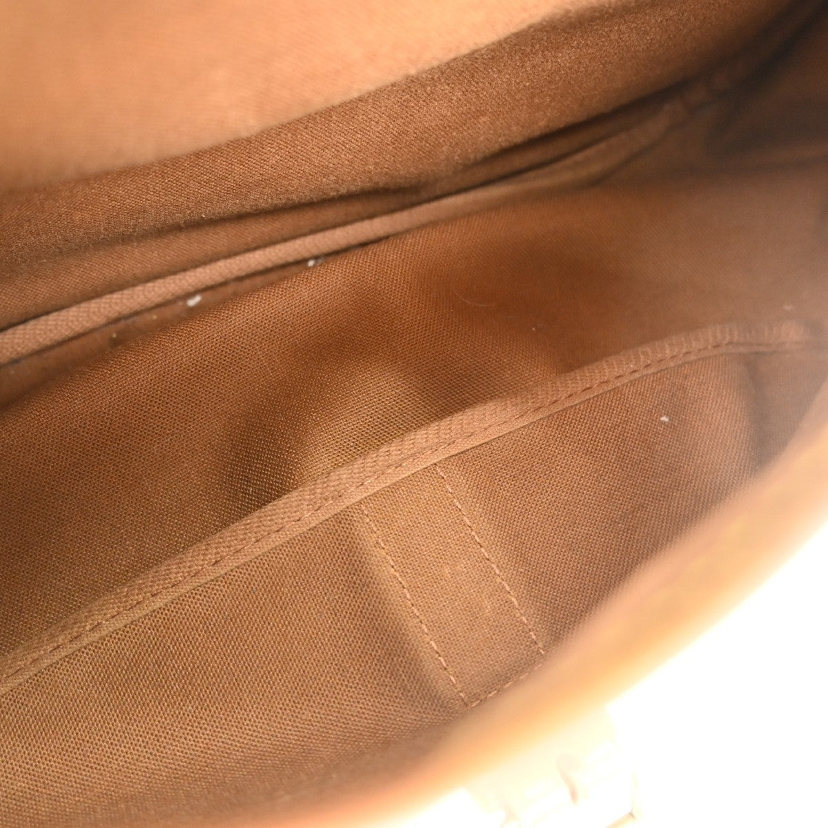 Louis Vuitton Saumur Monogram Canvas Brown Canvas Shoulder Bag Bag (Pre-Owned)