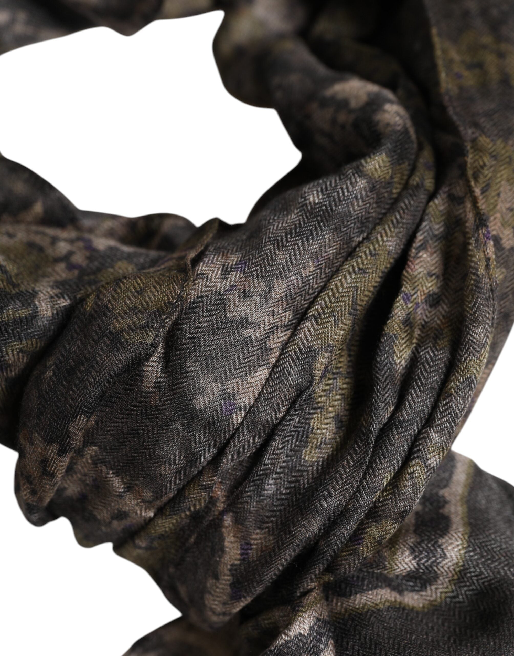 Dolce & Gabbana Camouflage Neck Warmer Wrap Foulard Men's Scarf