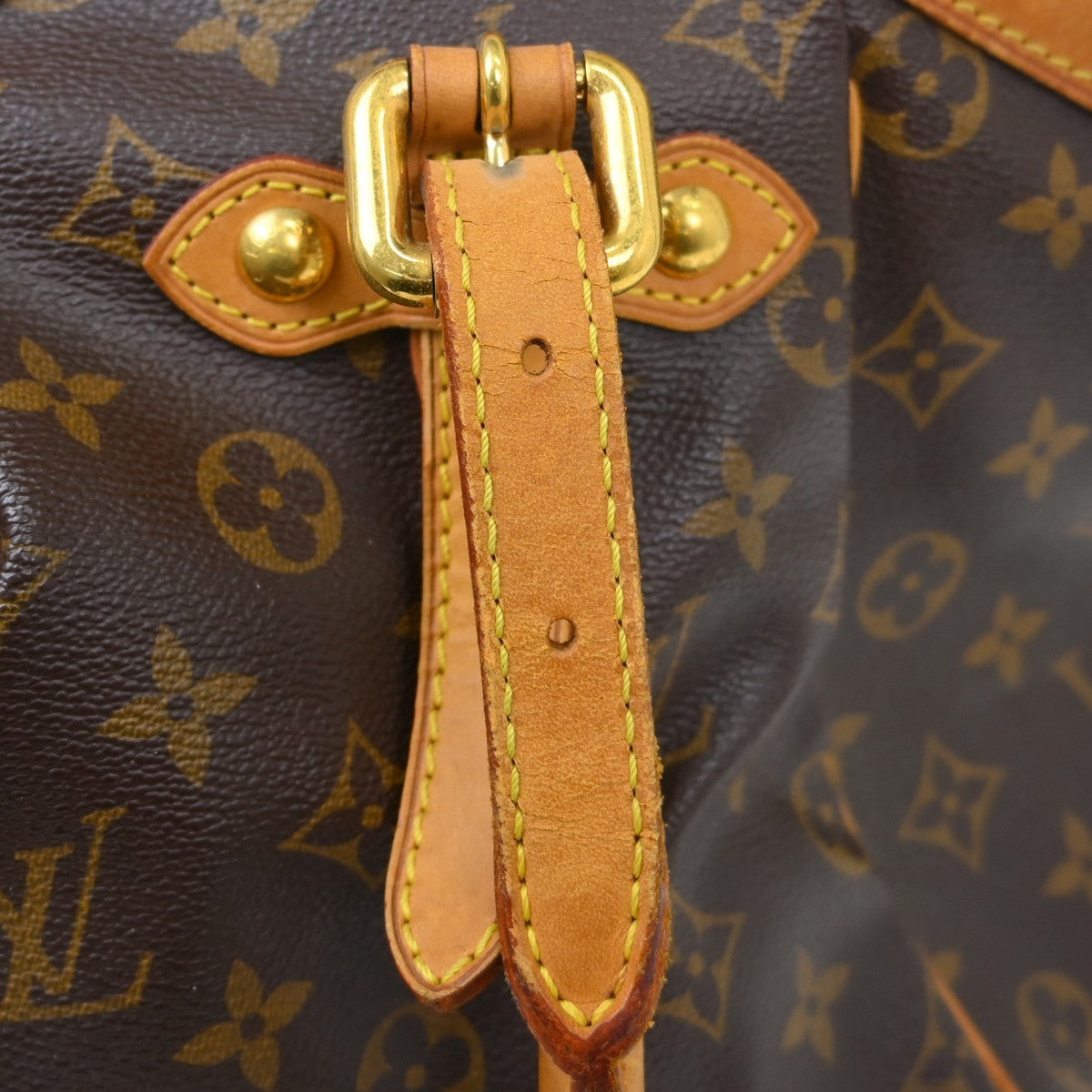 Louis Vuitton Tivoli Monogram Canvas Brown Canvas Handbag (Pre-Owned)