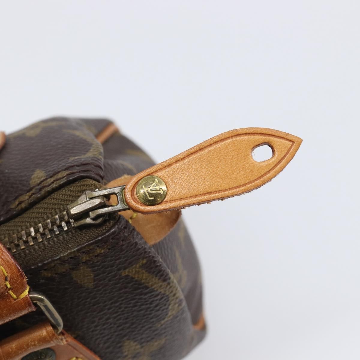 Louis Vuitton Speedy Mini Hl Monogram Canvas Brown Canvas Handbag (Pre-Owned)